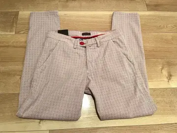 BARONIO 32 이탈리아제 고급 코몬 무늬 슬랙스