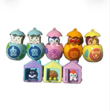 호빵맨 완구 세트 두근두근 알 튀어나오는 호빵맨