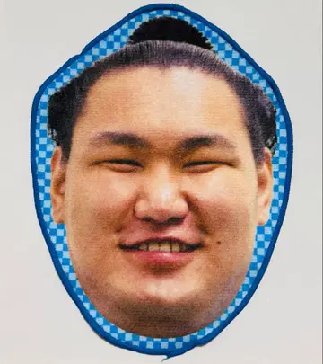 요코즈나 호쇼류 리키시 얼굴 손수건 변신 얼굴 타월 응원 굿즈 스모