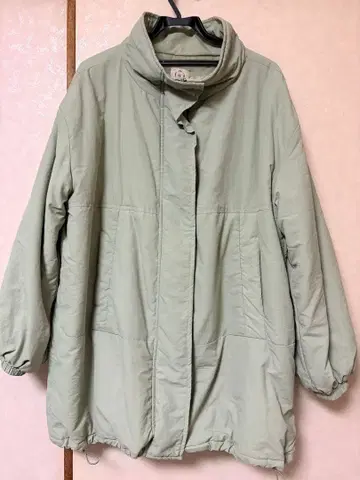 Samansa Mos2 몬스터 충전솜 코트 라이트 그린