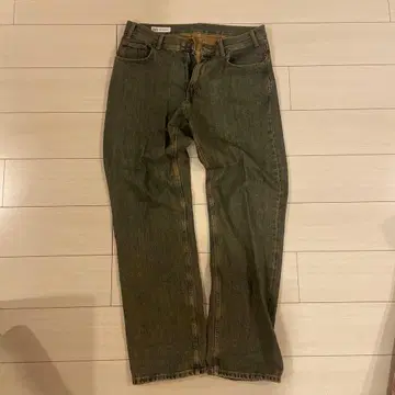 ZARA 남성용 청바지 USA 사이즈 32 페이드 데미지 가공