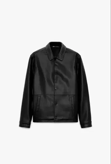 ZARA 페이크 레더 자켓 L