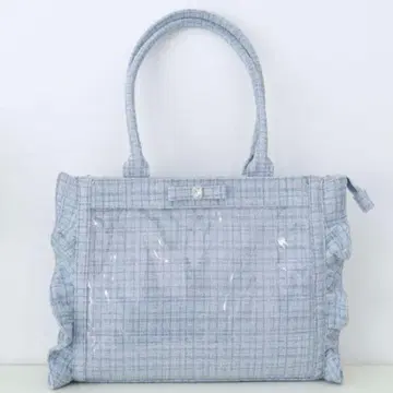 팔레트 릴리 트위드 비쥬 리본 라이트 블루 이타백 A4