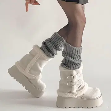 통굽 레그 워머형 커버 어그 부츠