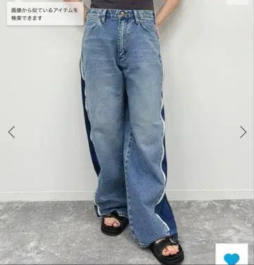 Wrangler WEMAKE SIDE ZIP FLARE 랭글러