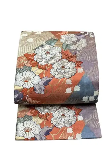 S5 어린이용 오비 시치고산 당조각 꽃 순수 실크