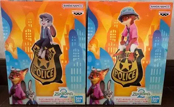 주토피아2 닉 주디 모니터 탑 피규어