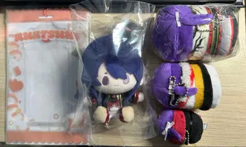 앙스타 홍월 칸자키 소마 봉제 인형 쫀득쫀득 마스코트 이츠누이 파우치