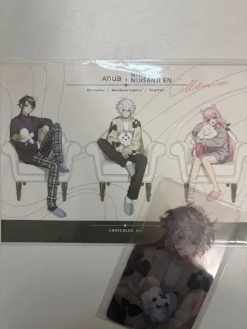 [ 니지산지 anua ] 엽서 클리어 카드