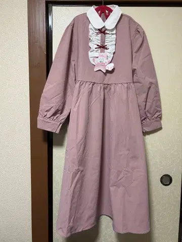 호시나 사쿠라코 클래식 리본 원피스 + 리본 베레모 세트