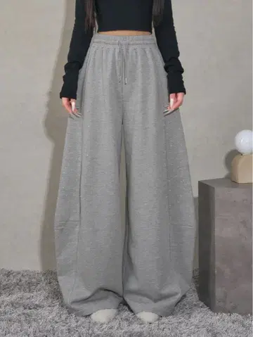 Darich 샤이니 배럴 스웨트 팬츠 FS GRY