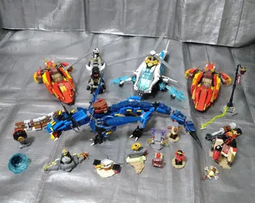 레고 닌자고 정품 헬기 보트 드래곤 묶음 판매 미니 피규어 없음