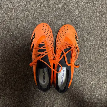 Predator 축구화 오렌지/블랙