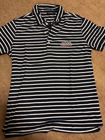 muta MARINE 스트라이프 피케 셔츠