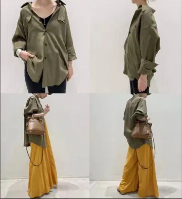 매디슨 블루 햄프턴 셔츠 카키 사이즈 00