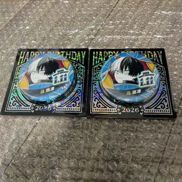 나의 히어로 아카데미아 생일 캔뱃지 토도로키 쇼토 숏