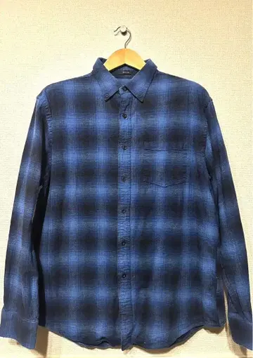 Pendleton Mason 펜들턴 옴브레 체크 셔츠 블루