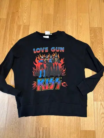 KISS LOVE GUN 트레이닝복 1 사이즈 블랙