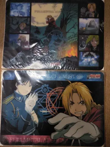 강철의 연금술사 카페 런치 매트 4장