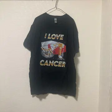 I LOVE CANCER 티셔츠 나는 폐암을 좋아해