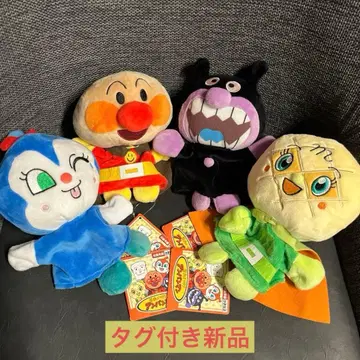 당일 발송 낱개 판매 호빵맨 핸드 퍼펫 4체 세트