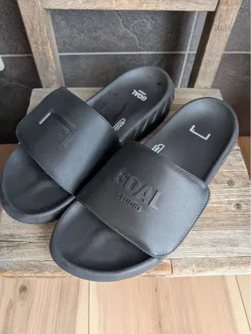 GOAL 슬라이드 샌들 L 블랙