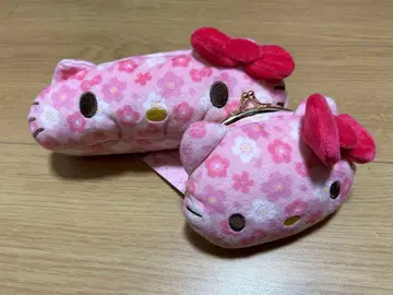 헬로키티 펜 케이스 가마구치 지갑 화잡화 시리즈 산리오