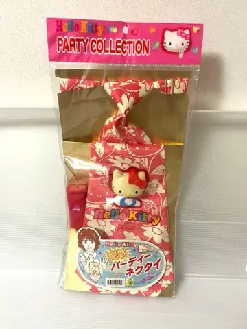 헬로키티 빈티지 파티 굿즈 빛나는 넥타이 2001
