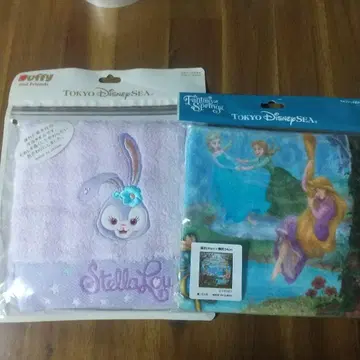 디즈니씨 핸드 타월 2장 세트