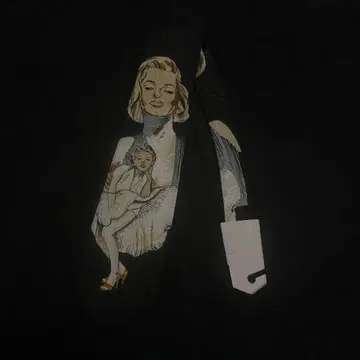 마릴린 몬로 넥타이 빈티지 grunge y2k