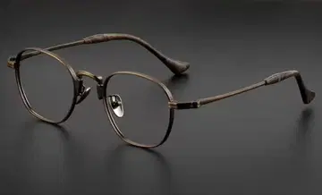 패션 안경 브론즈 브라운 레트로 빈티지 빈티지