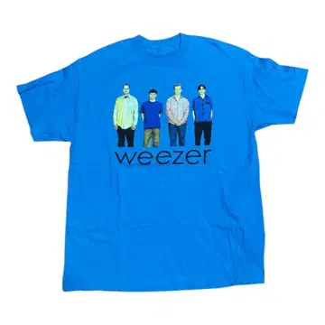 Weezer DAVID GEFFEN COMPANY 프로모션용 티셔츠