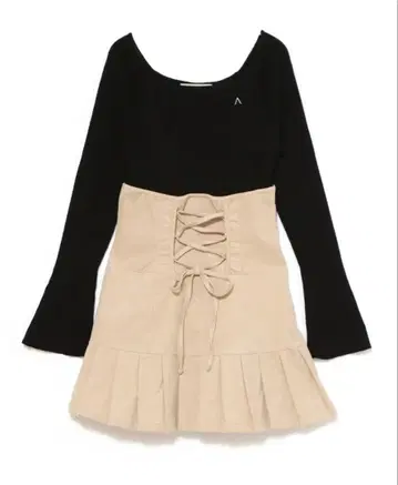 andmary High waist velour mini dress