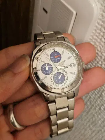 SEIKO 세이코 50M 크로노그래프 라운드 남성용 손목시계 쿼츠