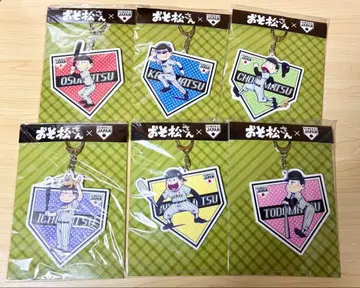 오소마츠 6쌍둥이 사무라이 JAPAN 콜라보 아크릴 키링 세트