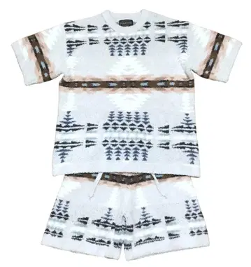 PENDLETON 펜들턴 플리스 네이티브 무늬 상하의 세트 L 올 패턴