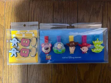 도쿄 디즈니 리조트 토이 스토리 미키마우스 클립 세트