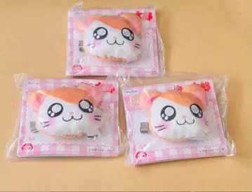 꼬마햄찌 햄찌즈 봉제인형 헤어클립 햄찌 3개 세트