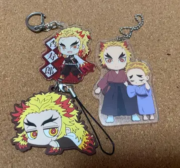 렌고쿠 쿄쥬로 아크릴 키링 3개 세트