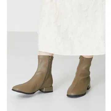 오리엔탈 스트레치 플랫 부츠