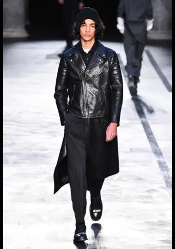 닐바렛 더블 라이더스 코트 s 닐바렛 블랙