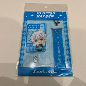 주술회전 이온 폰탭 & 스트랩 세트 고죠 사토루