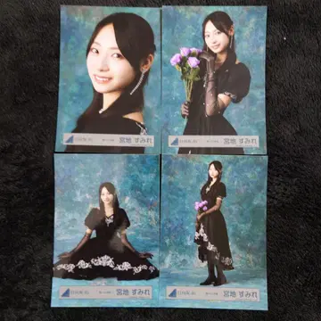 히나타자카46 미야치 스미레 블랙 드레스 의상 4종 컴프 2