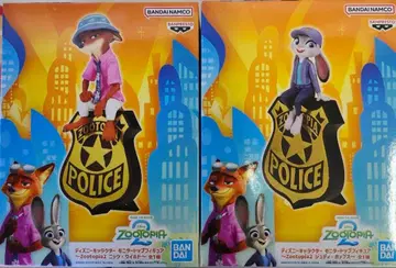 주토피아2 모니터 탑 피규어 주디 닉 2종 세트