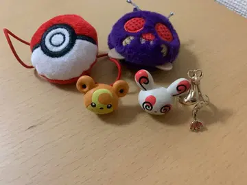 포켓몬 액세서리 반지 미로카로스 콘팡 머리끈 몬스터볼