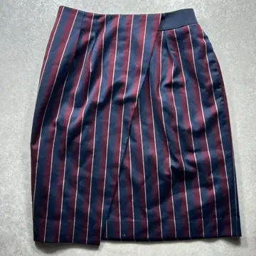 어반 리서치 스트라이프 랩스커트 URBAN RESEARCH 1