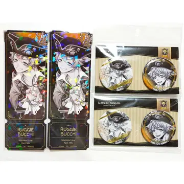 트위스테 라기 스케어리 드레스 티켓풍 카드 금박 캔뱃지 AGF