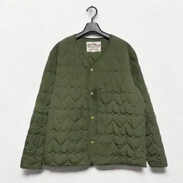 Calee 퀼팅 자켓 하트 카키 M