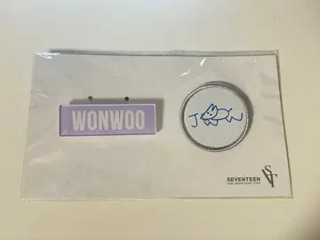 SEVENTEEN SVT 세부치 원우 네임 배지 세트