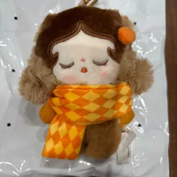 POP BEAN Fluffy & Cozy 스컬 팬더 봉제 인형 펜던트
